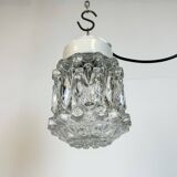 Vintage White Porcelain Pendant Light, 1970s