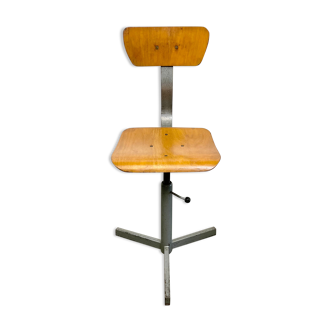 Industrial Workshop Swivel Chair, 1960s