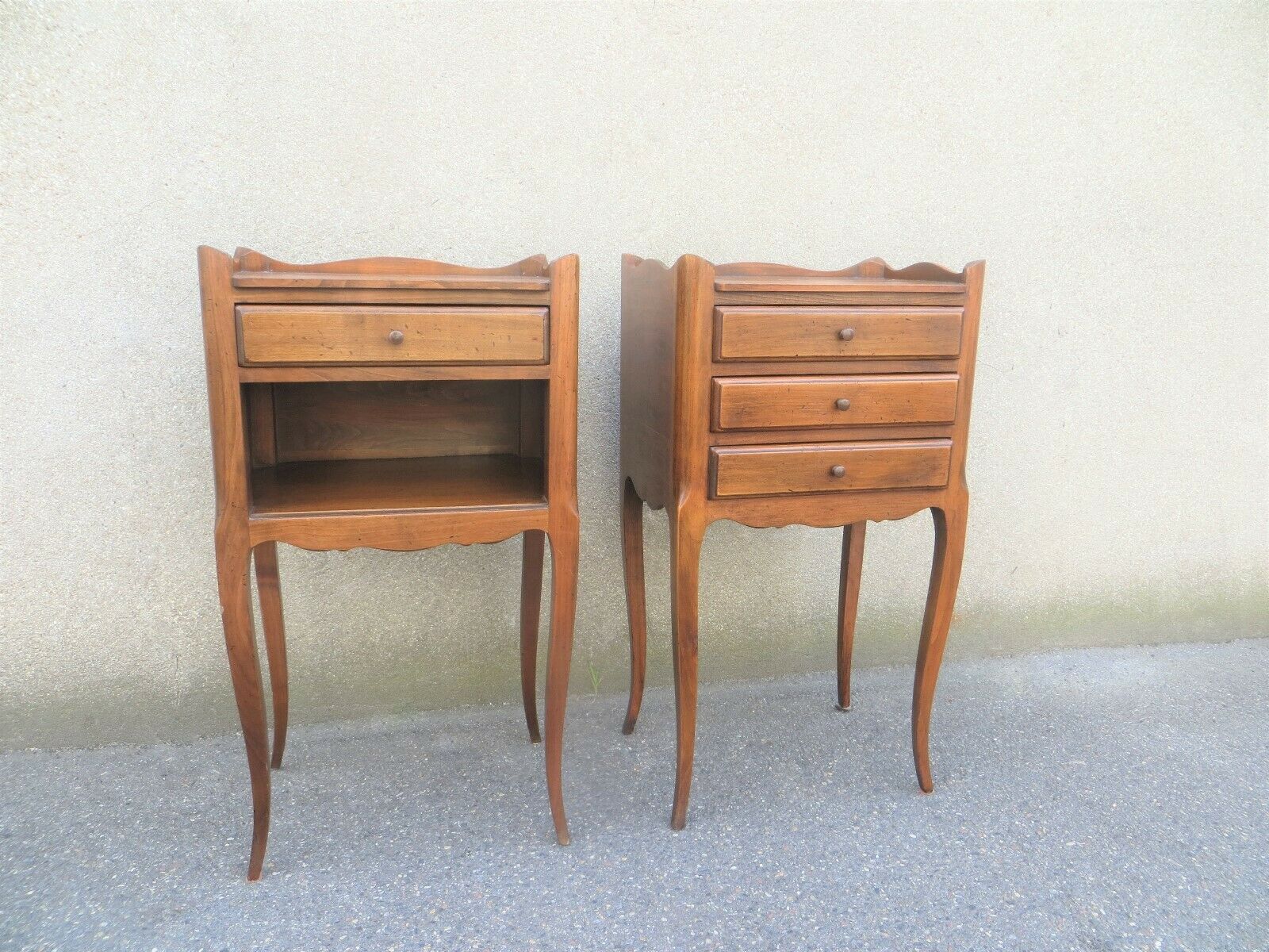Pair of bedside table Louis XV style