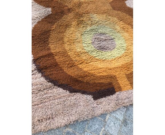 Carpet Vintage Years 60 70 Mechanics 150 X 215 Cm Selency Carpet Vintage Years 60 70 Mechanics, Rugs Round 5×5