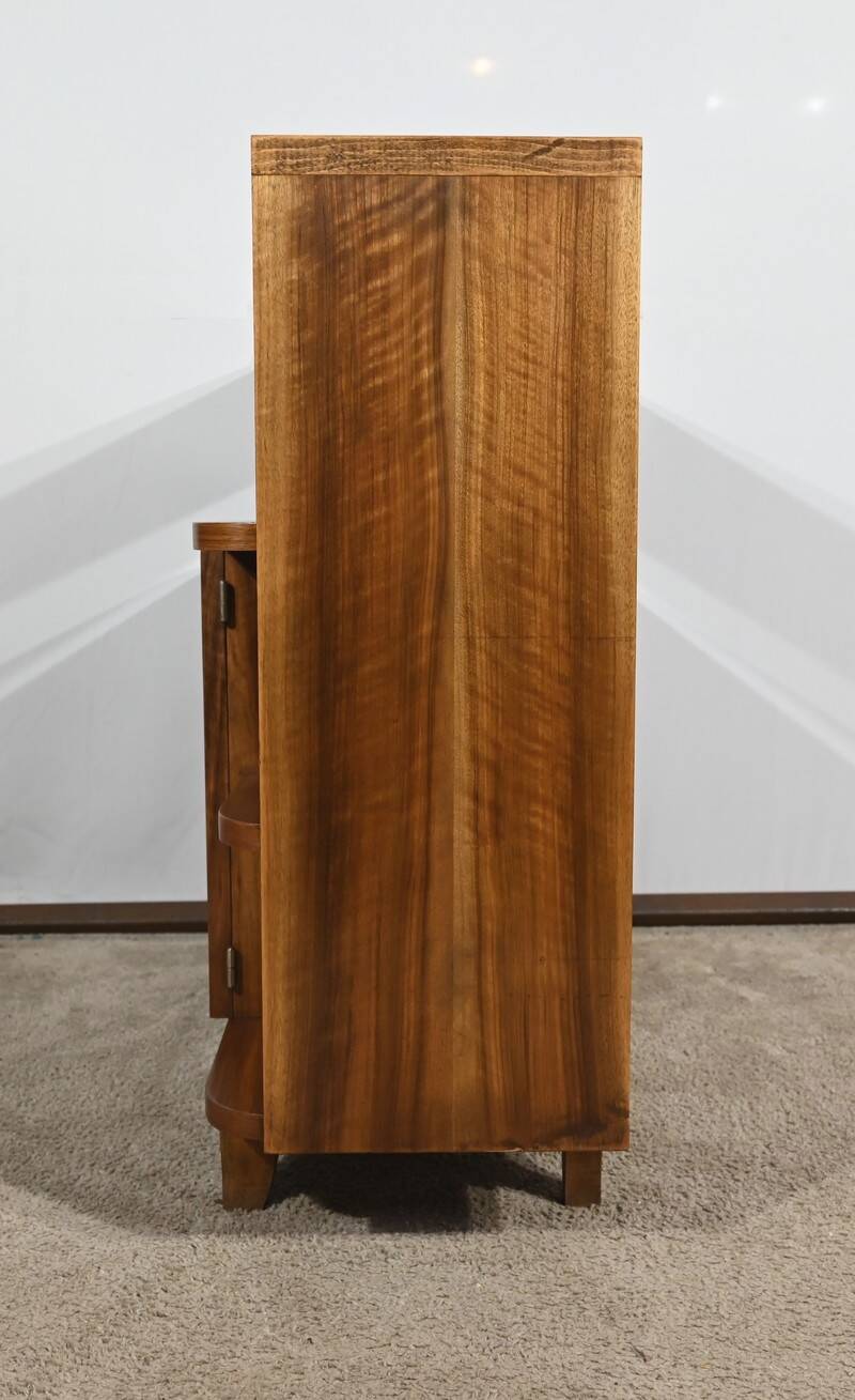 Small Walnut Serving Unit, Art Deco – 1940