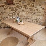 Table de ferme en chêne