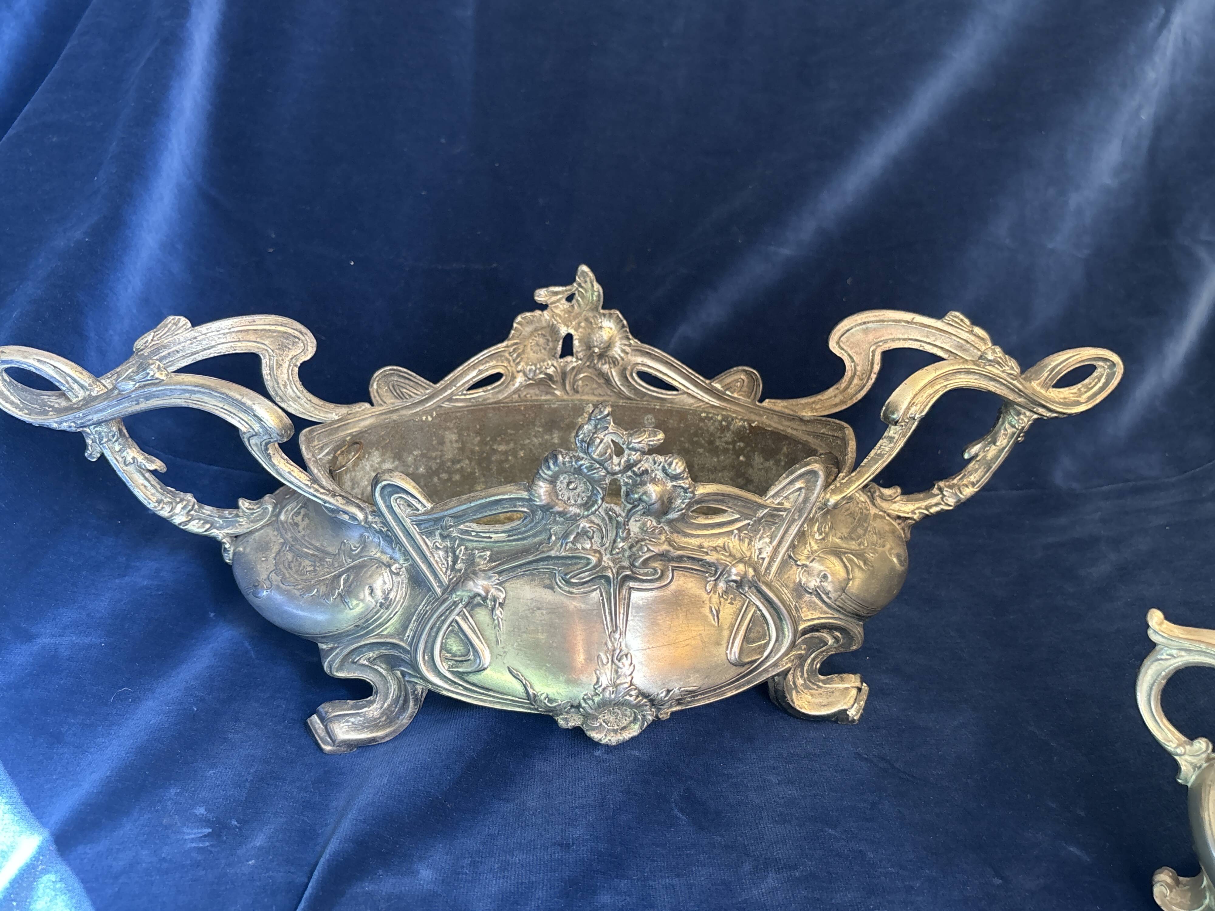 Pair of Art Nouveau planters