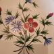 Plat à tarte faïence de Desvres, décor fait main