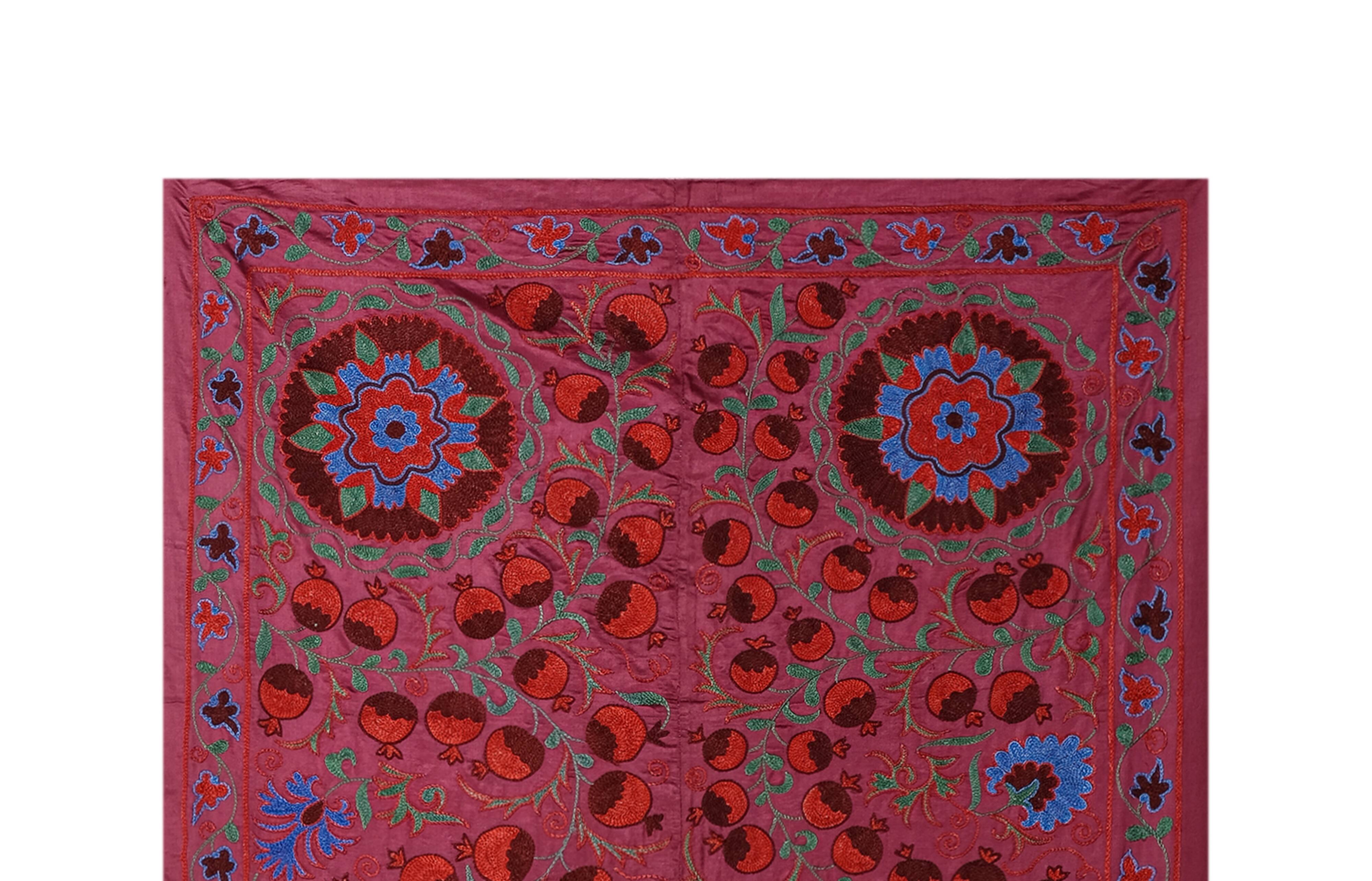Hand knotted rug, vintage turkish rug 96x191 cm