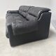 Black leather 3 seat sofa by Dreipunkt, 1970s