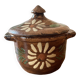 Small Alsatian pot in glazed ceramic