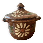 Small Alsatian pot in glazed ceramic