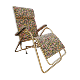 Vintage transat folding long chair