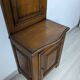 Old 19th century solid oak entrance cabinet