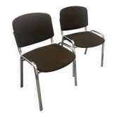 Lot 2 chaises de bureau vintage