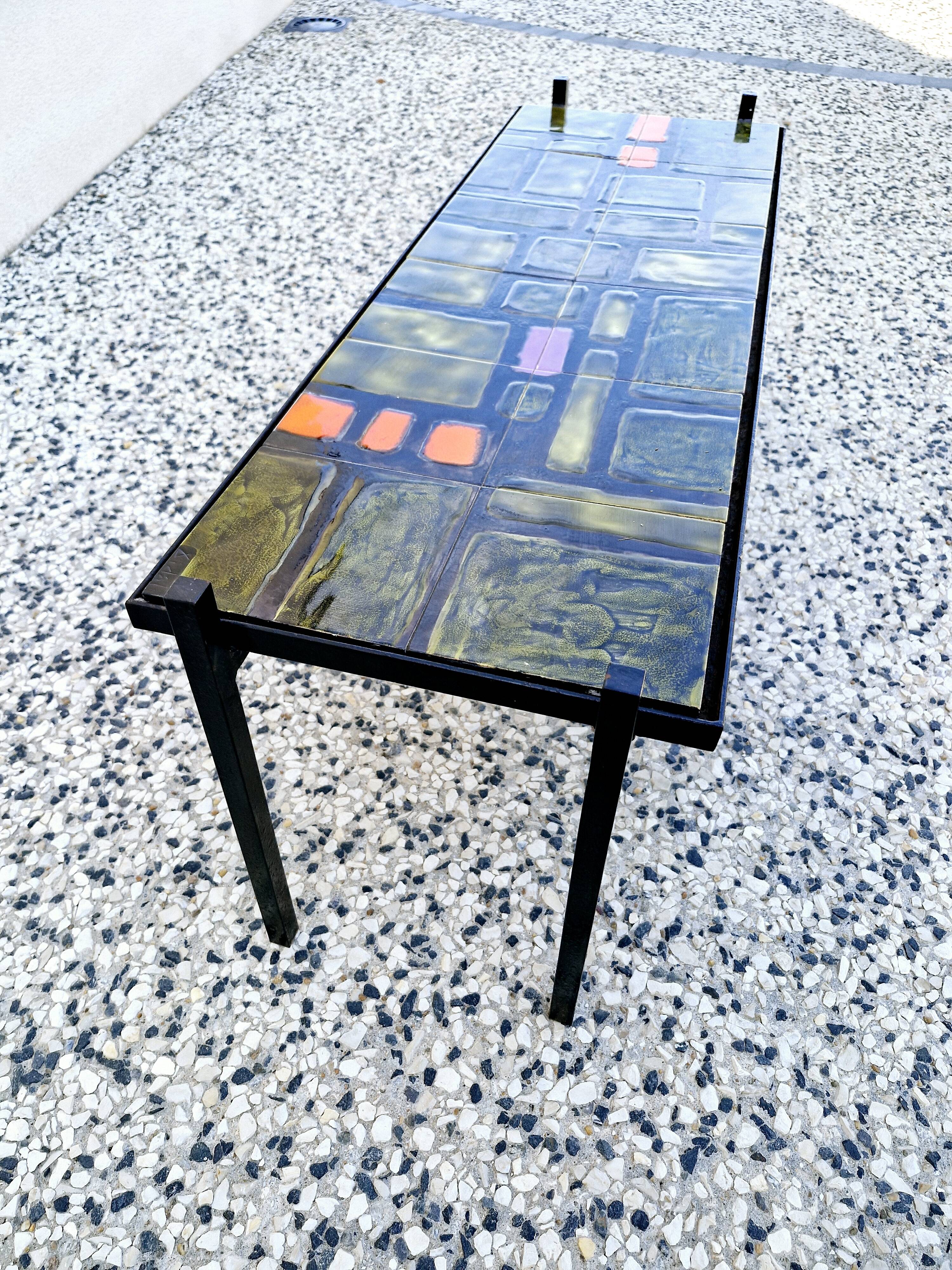 Table basse en céramique