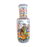 Vase earthenware of Desvres 49cm