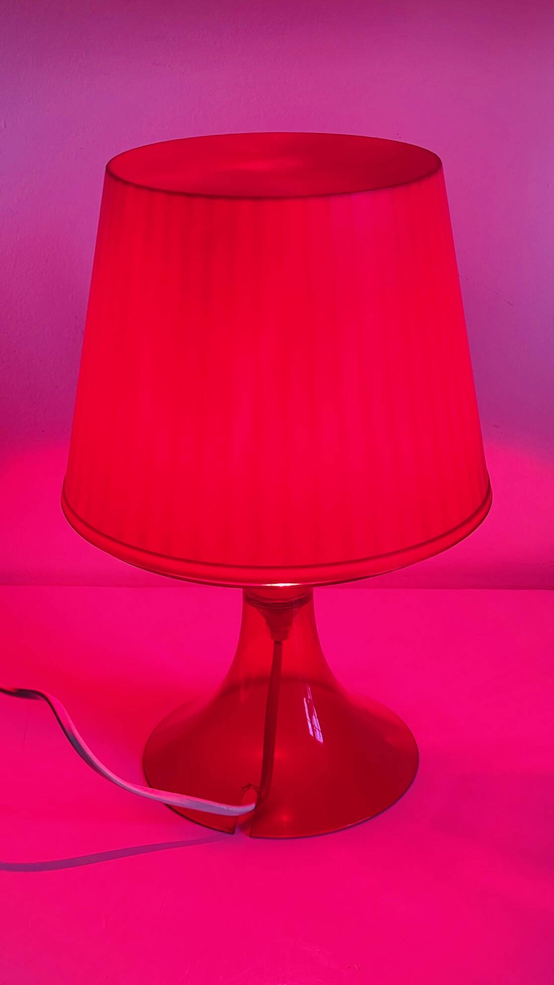 Red Vintage Ikea Lamp