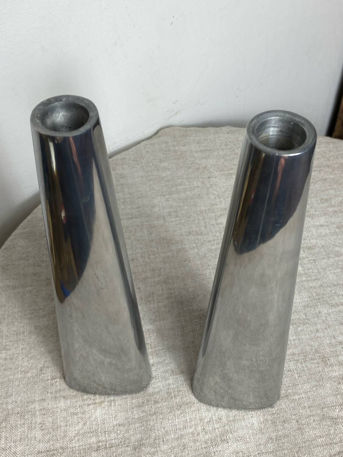 Pair of Swedish design candlesticks, Ehlen Johansson