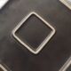 Large square tidy or serving dish in enameled ceramic, joseph abboud 1960