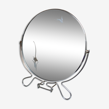60s/70s metal mirror