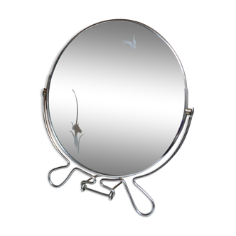 60s/70s metal mirror