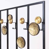 Vintage Coat Rack, Space Age, Metal & Brass