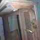 Coat rack "1900" in caning