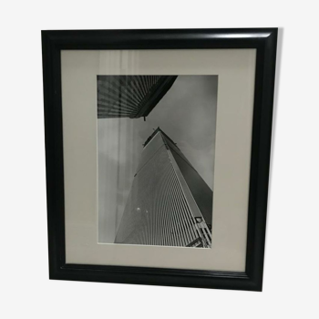 Trowbridge Archive Black & White Photography "Dizzy Buildings" with hand crafted frame