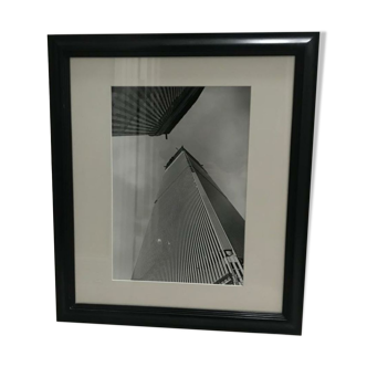 Trowbridge Archive Black & White Photography « Dizzy Buildings » avec cadre artisanal