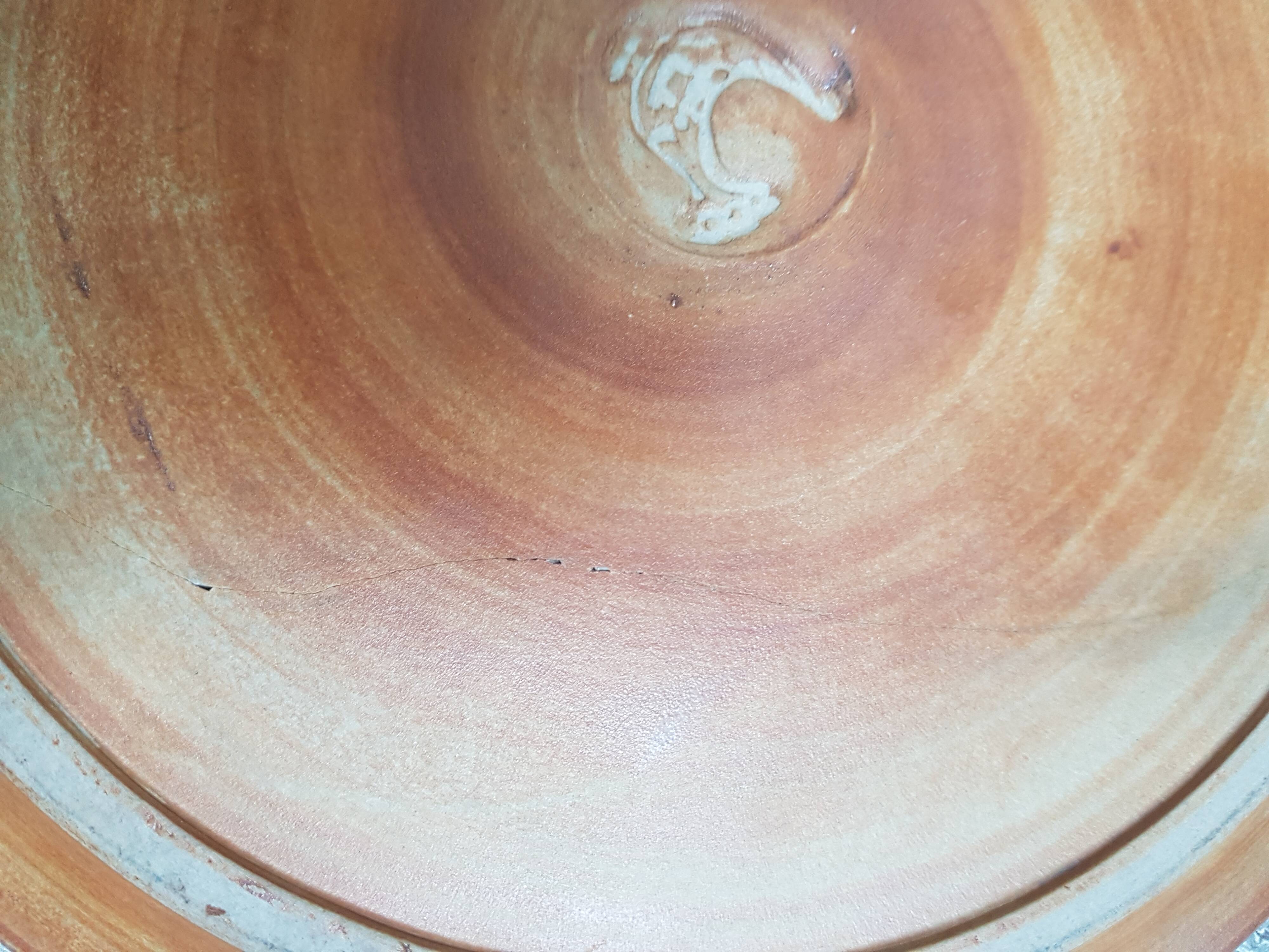 Large plate from La Potterie de la Colombe