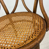 Curved wooden chair