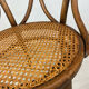 Curved wooden chair