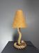 Lampe de table en corde brutaliste du milieu du siècle dans le style d'Audoux & Minet