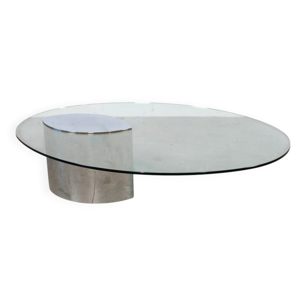 Table basse ''Lunario'' en italien par Cini Boeri pour Gavina