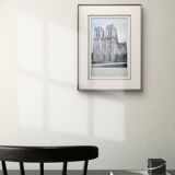 Printed in 1906, Notre-Dame Cathedral, Paris.