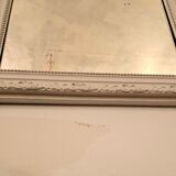 Louis Philippe style mirror in patinated stucco