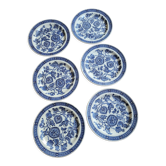 Lot de 6 assiettes à dessert Ridgway Jacobean