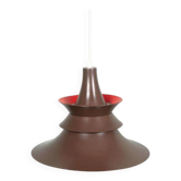 Vintage 1960s Danish design suspended lamp from the Space Age.