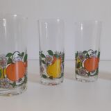 Fruit pattern glasses