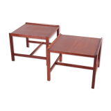 Pair of Mid-century Danish teak side tables