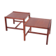 Pair of Mid-century Danish teak side tables
