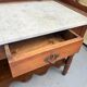 Wood and marble washstand – late 19th century