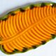 Hélène Ugo ceramic leaf tray, Vallauris