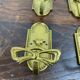 Brass coat hooks