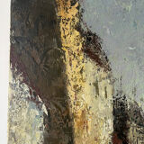 Street scene, oil on canvas, signed 1958