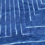 Handmade Berber rug, Beni Ouraine style, traditional, size 140 x 260 cm