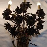 Pair of brass appliques. France, 1960s.