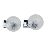 Pair of DusselPlastic wall lamps Germany, 1980s