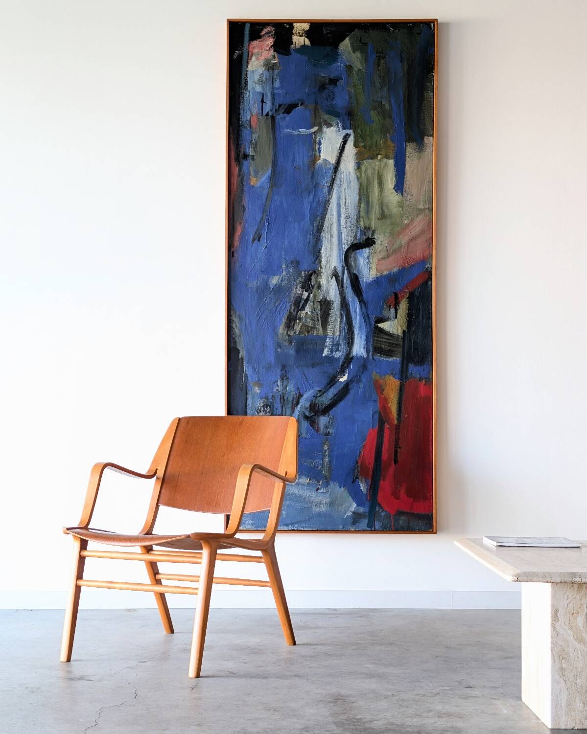 Vintage Danish armchair AX by Peter Hvidt, edition Fritz Hansen, 1950.