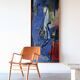 Vintage Danish armchair AX by Peter Hvidt, edition Fritz Hansen, 1950.