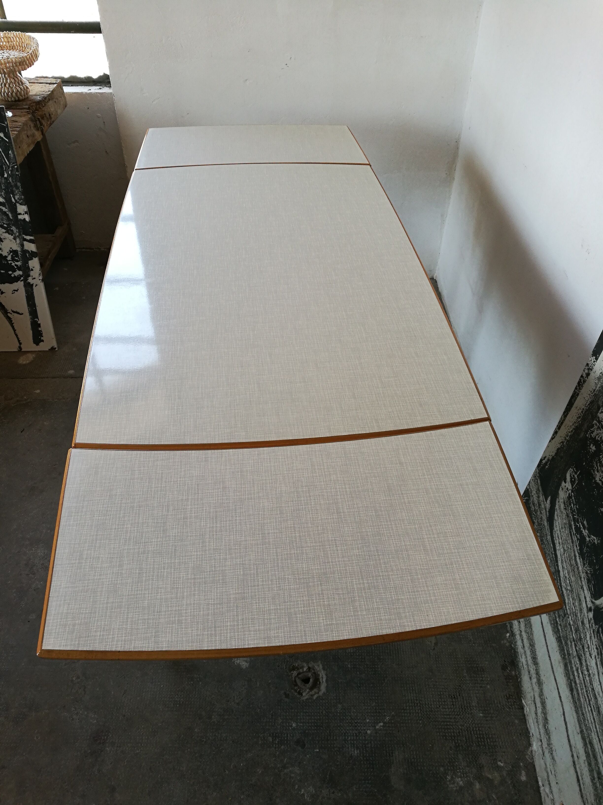 Vintage table foot compass, with extensions