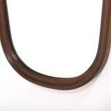 Scandinavian teak mirror, 120x38cm, Sweden, 1960