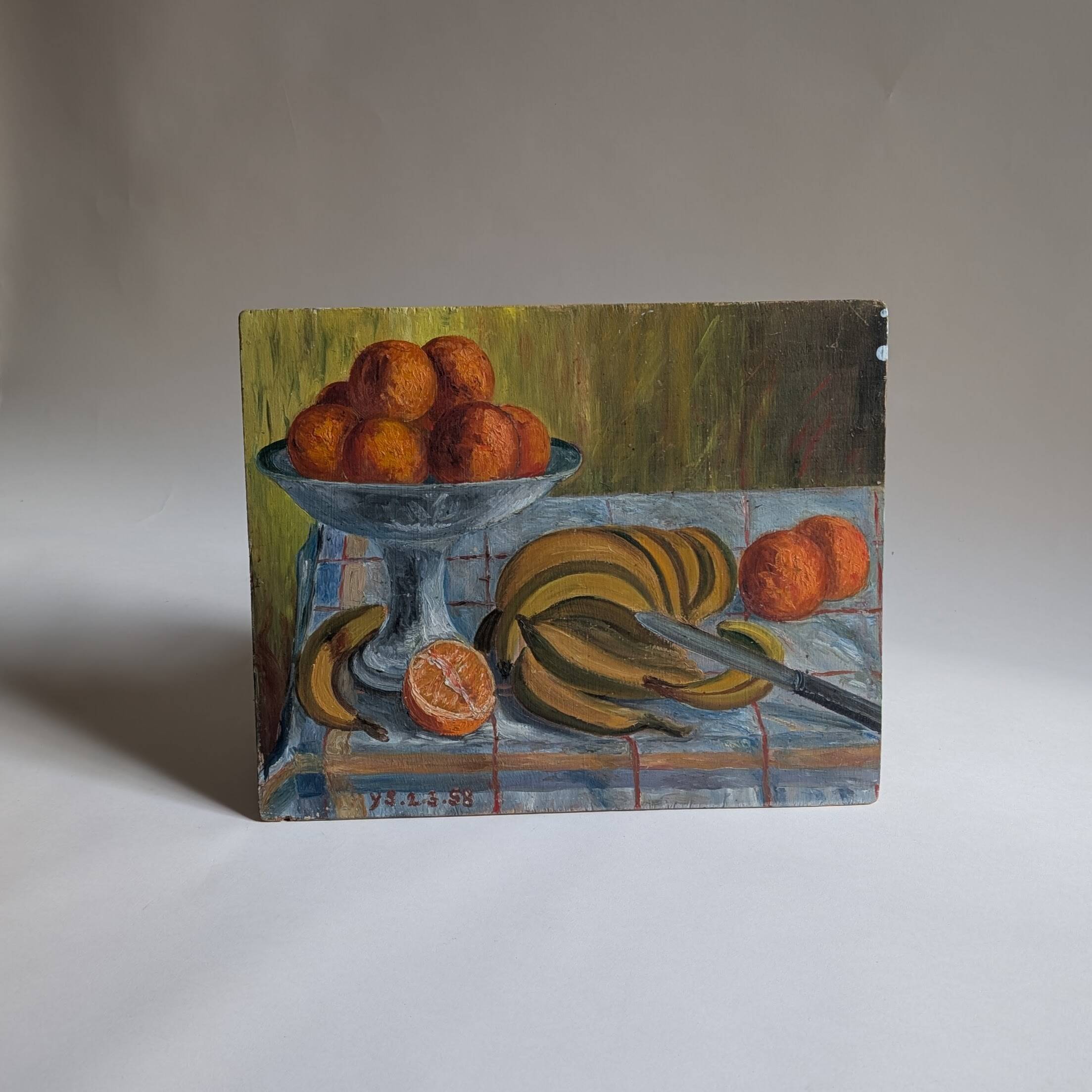 Still life on wood